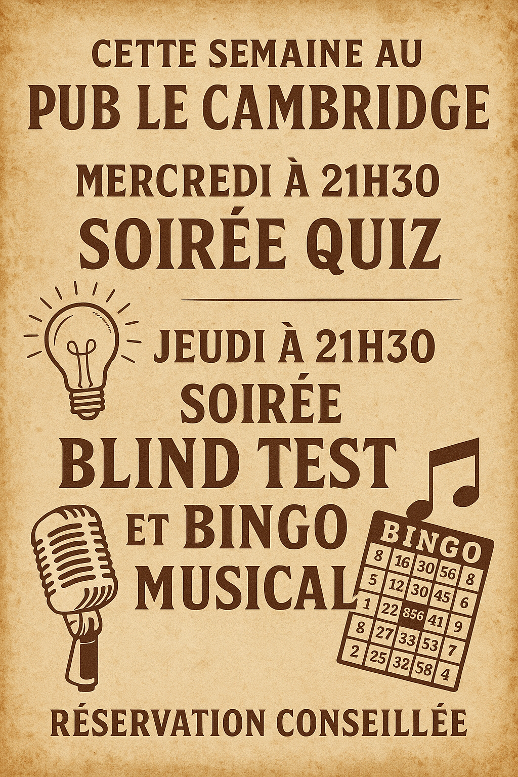 PLanning semaine