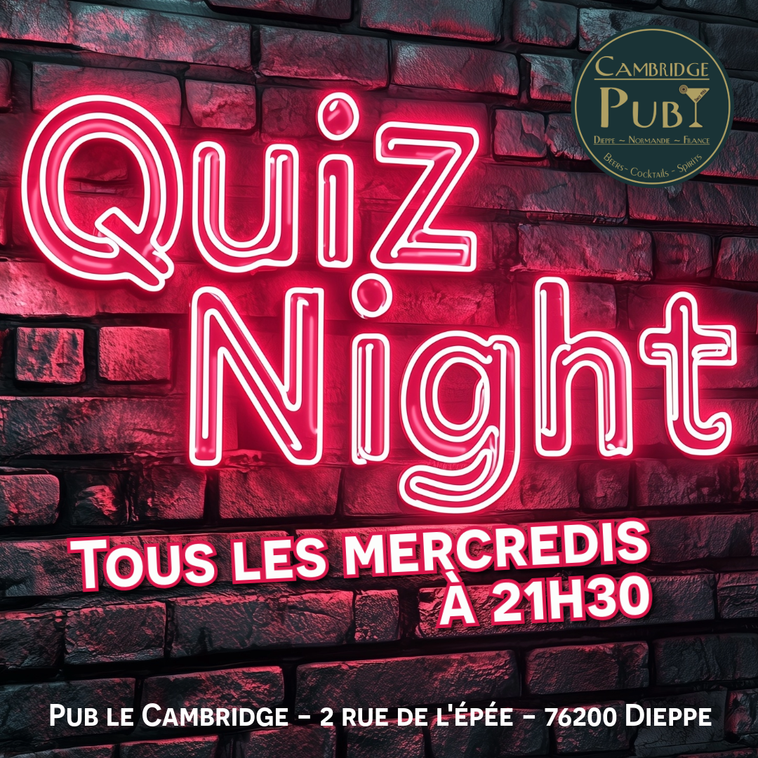 Soirée Quiz tous les mercredis soirs